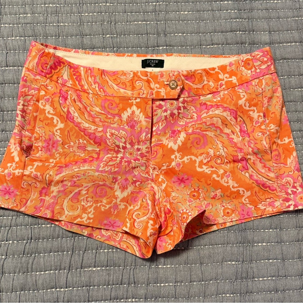 J. Crew Orange and Pink Shorts